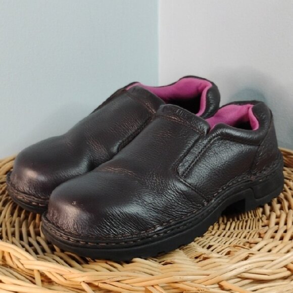 Wolverine Women's Bailey Steel Toe Slip-On 100% Full Grain Leather Safety Shoes - Picture 12 of 14